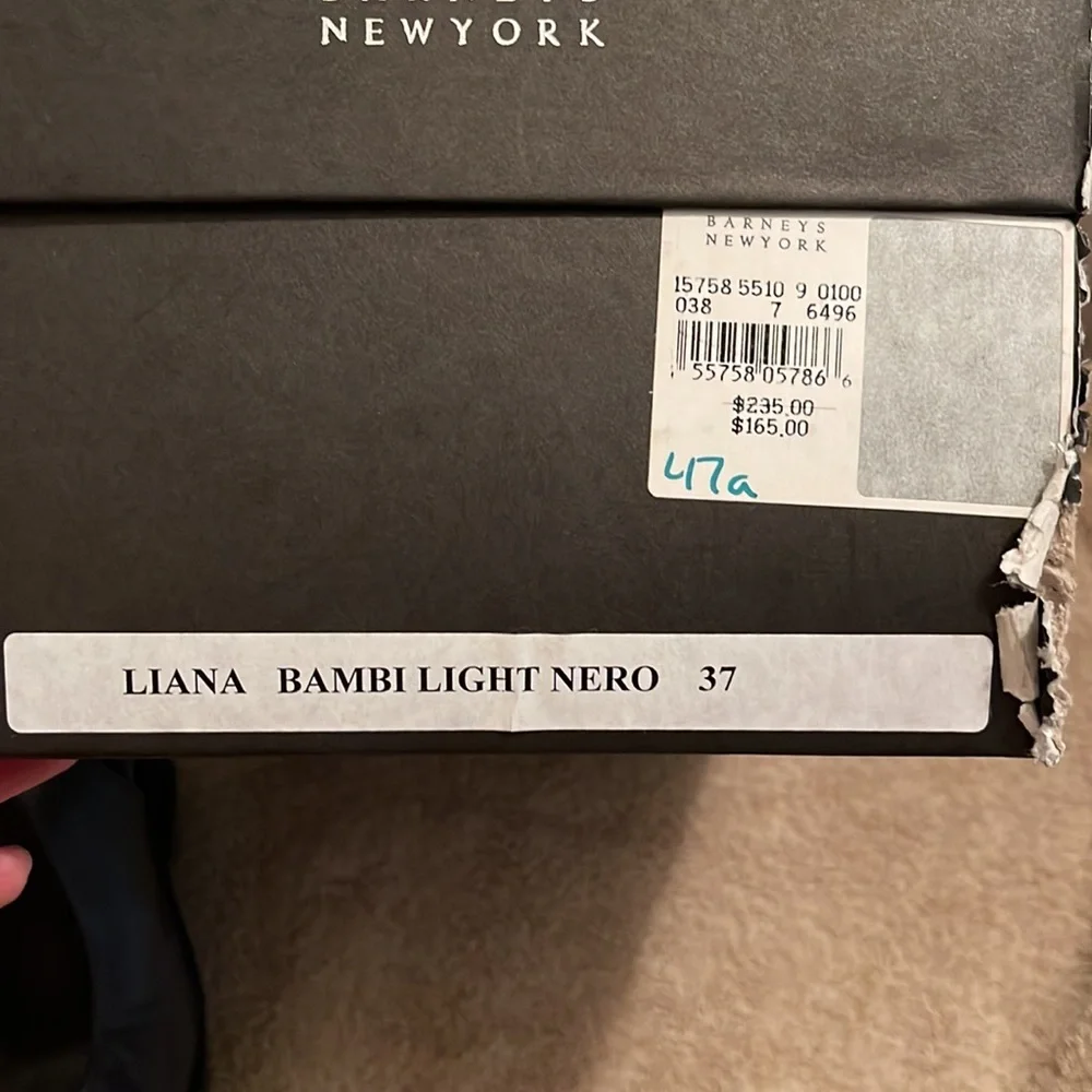 BARNEYS NEWYORK - Liana -platform peep toe platforms - size 37 EUR - Picture 6 of 9